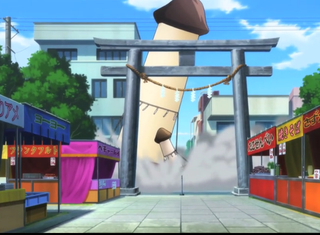 Illustration for article titled Only in Anime #11: Shrine Battles? (NSFW-ish)